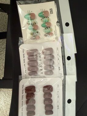 3 Press On Nail Set Bundle!